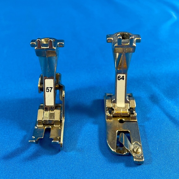 bernina Art Bernina Old Style Presser Feet 57 And 64 Lot Of 2